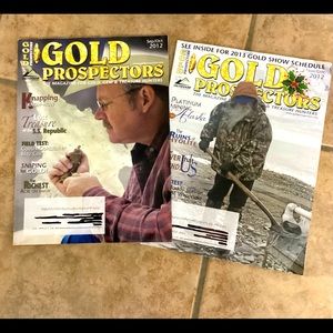 Gold Prospectors Issues of Sept/Oct 2012 & Nov/Dec 2012